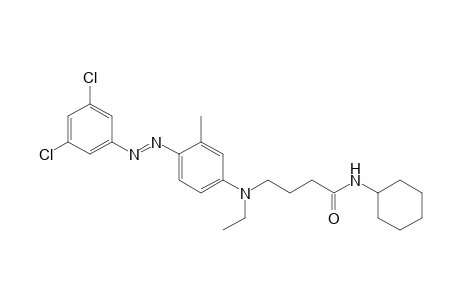 Butanamide, N-cyclohexyl-4-[[4-[2-(3,5-dichlorophenyl)diazenyl]-3-methylphenyl]ethylamino]-
