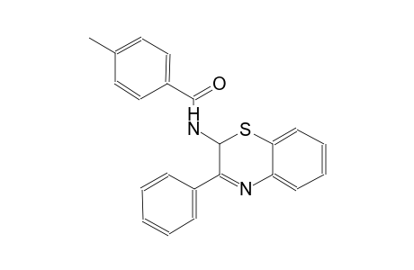 benzamide, 4-methyl-N-(3-phenyl-2H-1,4-benzothiazin-2-yl)-