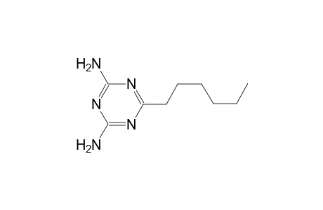 1,3,5-triazine-2,4-diamine, 6-hexyl-
