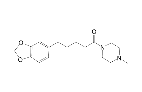 PA-M5:0 [5-(3,4-Methylenedioxyphenyl)pentyl-N-methylpiperazinamide]