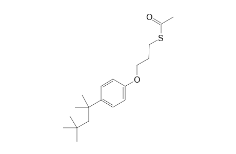 S-(3-(4-(2,4,4-trimethylpentan-2-yl)phenoxy)propyl) ethanthioate
