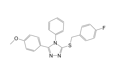 4-{5-[(4-fluorobenzyl)sulfanyl]-4-phenyl-4H-1,2,4-triazol-3-yl}phenyl methyl ether