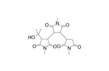 3-(2-hydroxy-1-methylethyl)-2,2',2"-trimethyl-2,2',2"-trisuccinimide