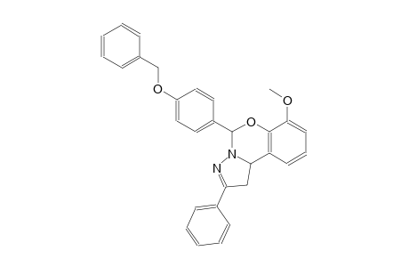 5-[4-(benzyloxy)phenyl]-7-methoxy-2-phenyl-1,10b-dihydropyrazolo[1,5-c][1,3]benzoxazine