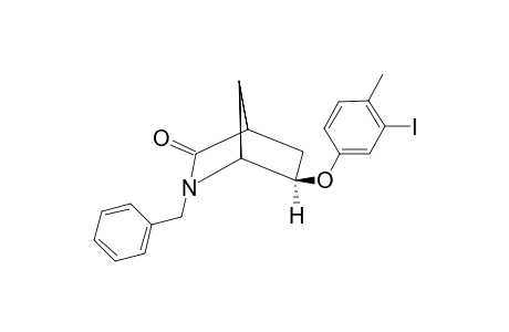 2-Benzyl-3-oxo-6-exo-[3-jod-4-methyl-phenoxy]-2-aza-bicyclo-[2.2.1]-heptane