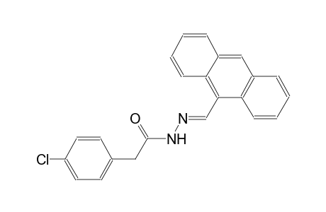 benzeneacetic acid, 4-chloro-, 2-[(E)-9-anthracenylmethylidene]hydrazide