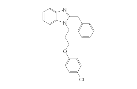 1H-1,3-Benzimidazole, 1-[3-(4-chlorophenoxy)propyl]-2-(phenylmethyl)-