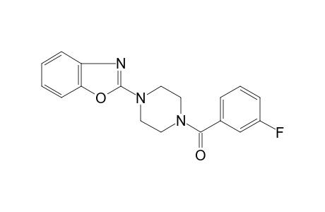 (4-Benzooxazol-2-ylpiperazin-1-yl)(3-fluorophenyl)methanone