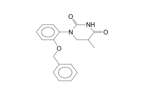 1-(2-BENZYLOXYPHENYL)-5-METHYLDIHYDRO-2,4(1H,3H)-PYRIMIDINDIONE