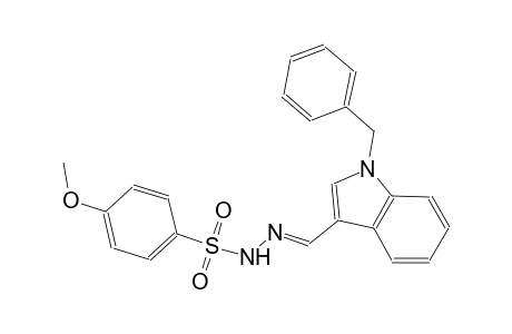 N'-[(E)-(1-benzyl-1H-indol-3-yl)methylidene]-4-methoxybenzenesulfonohydrazide