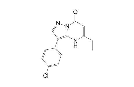 3-(4-chlorophenyl)-5-ethylpyrazolo[1,5-a]pyrimidin-7(4H)-one