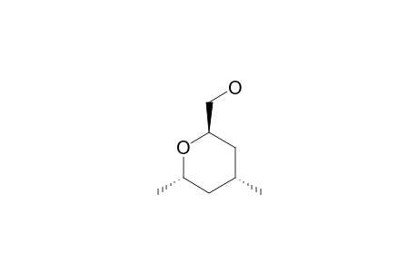 R-2-Hydroxymethyl-trans-4,trans-6-dimethyl-tetrahydropyran