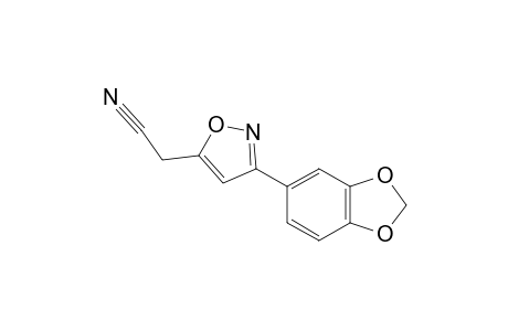 [3-(3,4-METHYLENEDIOXYPHENYL)-ISOXAZOL-5-YL]-ACETONITRILE