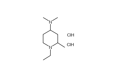 4-(DIMETHYLAMINO)-1-ETHYL-2-PIPECOLINE, DIHYDROCHLORIDE