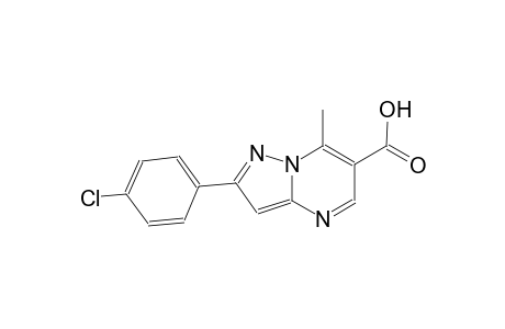 pyrazolo[1,5-a]pyrimidine-6-carboxylic acid, 2-(4-chlorophenyl)-7-methyl-