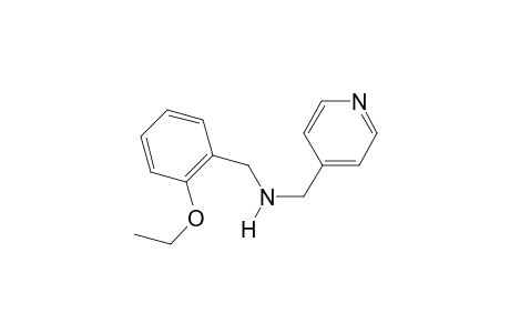 4-Pyridinemethanamine, N-[(2-ethoxyphenyl)methyl]-
