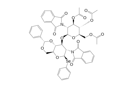 #27;PHENYL-4,6-O-BENZYLIDENE-2-DEOXY-2-PHTHALIMIDO-3-O-(3,4,6-TRI-O-ACETYL-2-DEOXY-2-PHTHALIMIDO-BETA-D-GLUCOPYRANOSYL)-1-SELENO-BETA-D-GLUCOPYRANOSIDE