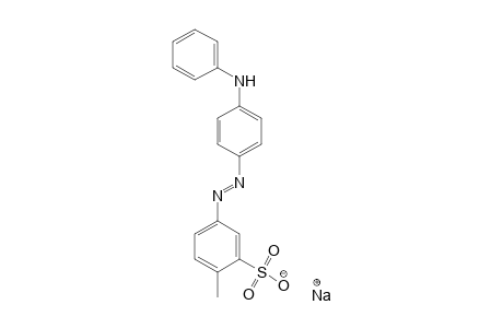 Benzenesulfonic acid, 2-methyl-5-[[4-(phenylamino)phenyl]azo]-, monosodium salt