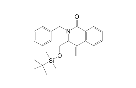 2-Benzyl-3-[[tert-butyl(dimethyl)silyl]oxymethyl]-4-methylene-3H-isoquinolin-1-one