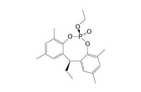 12H-Dibenzo[d,g][1,3,2]dioxaphosphocin, 6-ethoxy-12-ethyl-2,4,8,10-tetramethyl-, 6-oxide, cis-