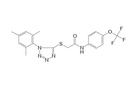 2-[(1-mesityltetrazol-5-yl)thio]-N-[4-(trifluoromethoxy)phenyl]acetamide