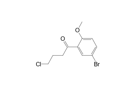 1-(5-bromo-2-methoxyphenyl)-4-chloro-1-butanone