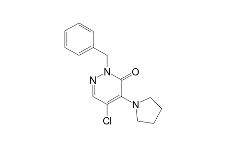 2-Benzyl-5-chloro-4-(1-pyrrolidinyl)-3(2H)-pyridazinone