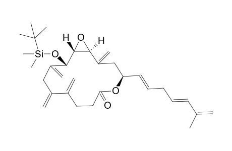 (1S,4S, 13S)-13-[(t-Butyl)dimethylsilyloxy]-2,9,10,12-tetramethylene-4-[(1E,4E)-6'-methylhepta-1',4',6'-trienyl]-5,15-dioxabicyclo[12.1.0]pentadecan-6-one
