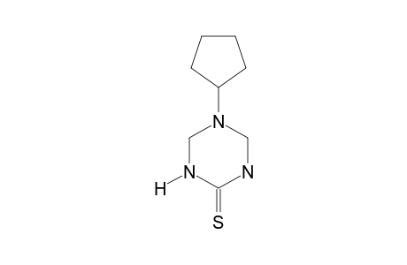 5-cyclopentyltetrahydro-s-triazine-2(1H)-thione