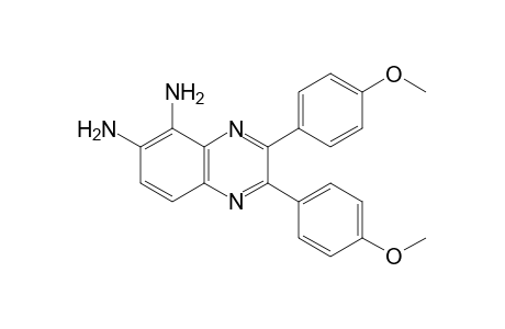 2,3-bis(p-methoxyphenyl)-5,6-diaminoquinoxaline