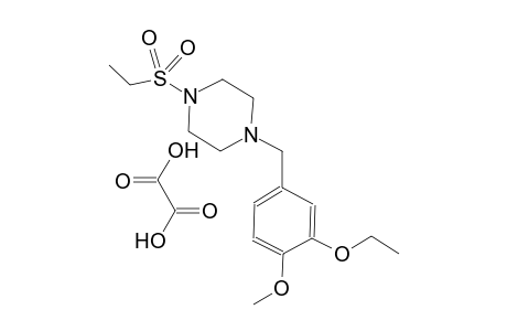 1-(3-ethoxy-4-methoxybenzyl)-4-(ethylsulfonyl)piperazine oxalate