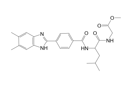 4-(5,6-dimethyl-1H-benzo[d]imidazol-2-yl)-benzoyl Leu-Gly dev