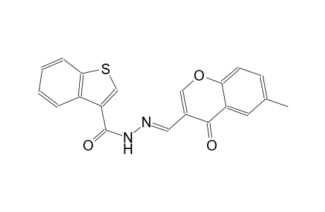 N'-[(E)-(6-methyl-4-oxo-4H-chromen-3-yl)methylidene]-1-benzothiophene-3-carbohydrazide