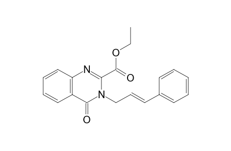 Ethyl 4-oxo-3-[(E)-3'-phenylprop-2'-enyl]-3,4-dihydroquinazoline-2-carboxylate
