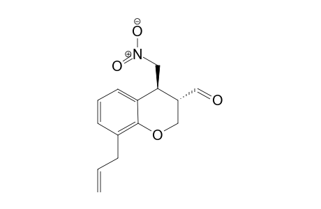 (3S,4S)-8-Allyl-4-(nitromethyl)chroman-3-carbaldehyde
