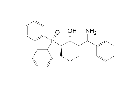 1-Amino-4-diphenylphosphinoyl-6-methyl-1-phenylheptan-3-ol isomer