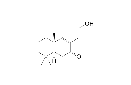 5,5,8a-Trimethyl-3-oxo-2-(2'-hydroxyethyl)-3,4,5,6,7,8,9,10-octahydronaphthalene