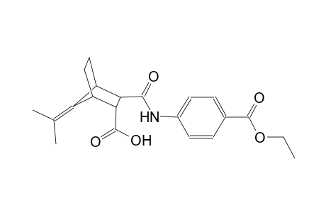 3-{[4-(ethoxycarbonyl)anilino]carbonyl}-7-(1-methylethylidene)bicyclo[2.2.1]heptane-2-carboxylic acid