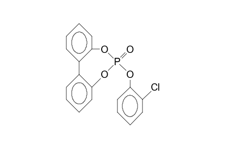 6-(2-Chloro-phenoxy)-dibenzo(D,F)(1,3,2)dioxaphosphepin 6-oxide