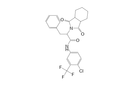 N-[4-chloro-3-(trifluoromethyl)phenyl]-2-(1,3-dioxooctahydro-2H-isoindol-2-yl)-3-phenylpropanamide