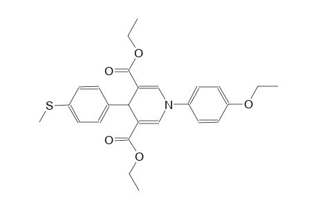 1-(4-Ethoxyphenyl)-4-[4-(methylthio)phenyl]-4H-pyridine-3,5-dicarboxylic acid diethyl ester