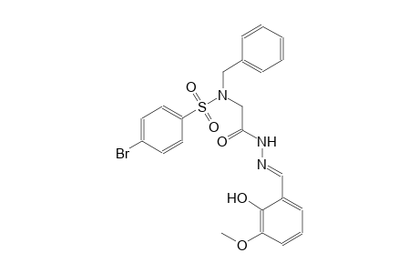 N-benzyl-4-bromo-N-{2-[(2E)-2-(2-hydroxy-3-methoxybenzylidene)hydrazino]-2-oxoethyl}benzenesulfonamide