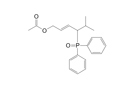 (E)-4-Diphenylphosphinoyl-5-methylhex-2-en-1-yl Acetate