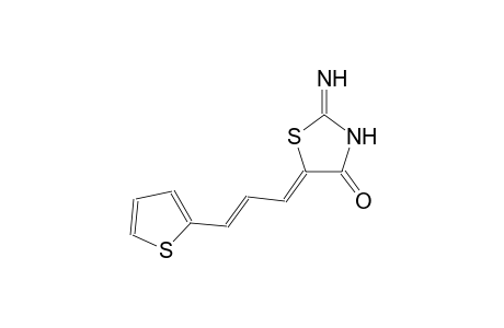 (5Z)-2-imino-5-[(2E)-3-(2-thienyl)-2-propenylidene]-1,3-thiazolidin-4-one