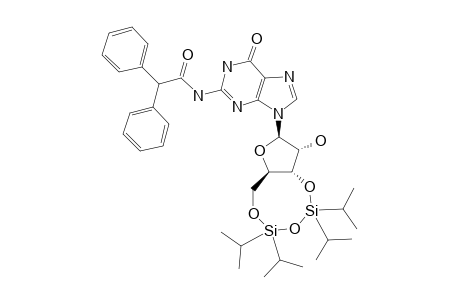 3',5'-O-(TETRAISOPROPYLDISILOXANE-1,3-DIYL)-N(2)-(DIPHENYLACETYL)-GUANOSINE