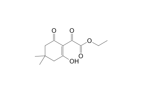 1-Cyclohexene-1-acetic acid, 2-hydroxy-4,4-dimethyl-alpha,6-dioxo-, ethyl ester