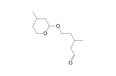 4-Methyl-2-(4-methyl-6-oxo-1-oxahexyl)tetrahydro-2h-pyran