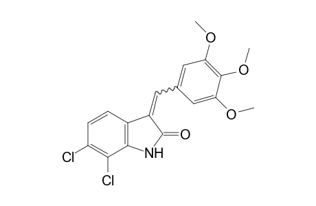 (E/Z)-6,7-Dichloro-3-(3,4,5-trimethoxybenzylidene)indolin-2-one