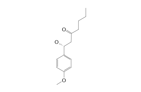(+)-(R)-1-HYDROXY-1-(4-METHOXYPHENYL)-3-HEPTANONE