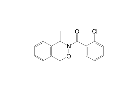 3-(o-CHLOROBENZOYL)-3,4-DIHYDRO-4-METHYL-1H-2,3-BENZOXAZINE